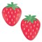 Big Dot of Happiness Berry Sweet Strawberry - DIY Shaped Fruit Themed Birthday Party or Baby Shower Cut-Outs - 24 Count